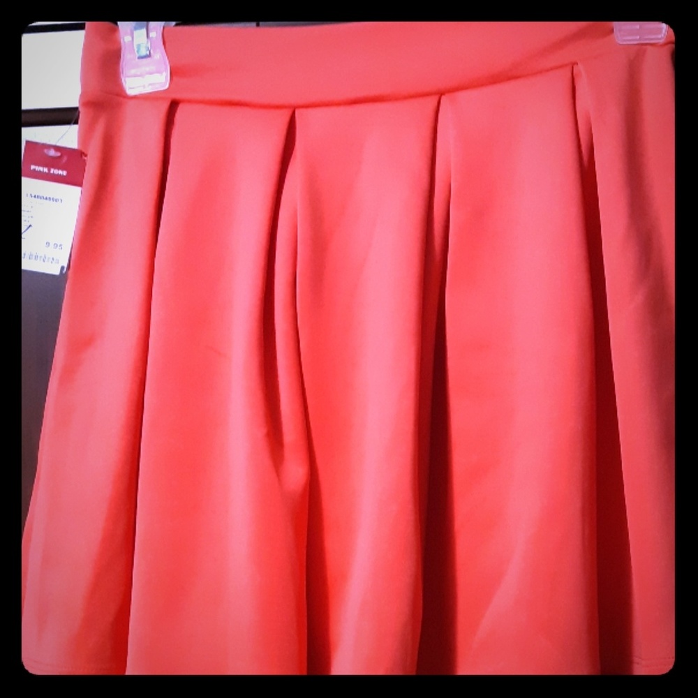 Coral Pink skater skirt